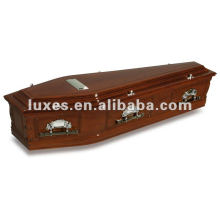 Paper Veneer Wood Coffin